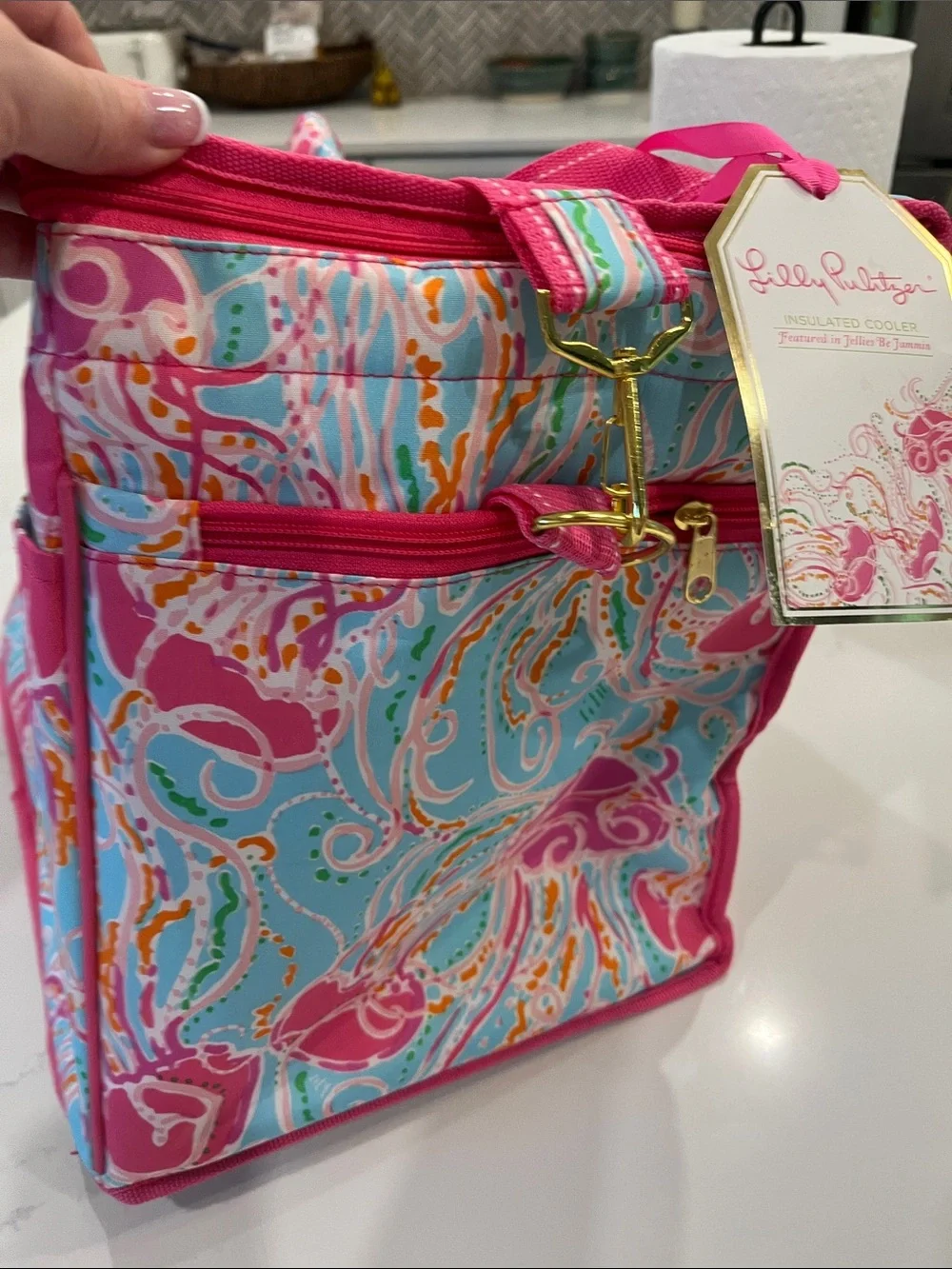 Lilly Pulitzer vibrant swirl